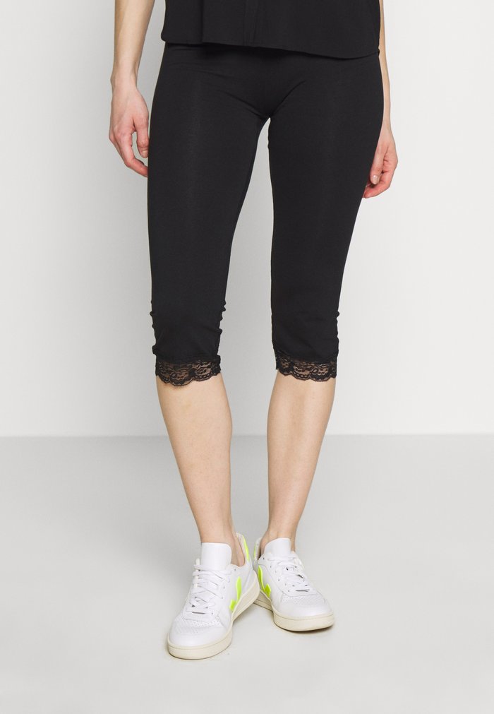 Pantalons Anna Field Capri With Noir Femme | MYS-5700951